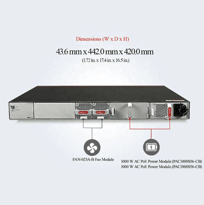 Cổng Ethernet 48*10/100/1000BASE-T và cổng SFP 4*10GE PoE Switch với chức năng LACP