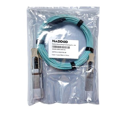 QSFP56 5m Cáp hoạt chất xơ cho Mellanox MFS1S00-H003E MFS1S00-H050E