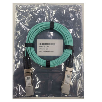 Cáp sợi hoạt động 200Gb / S cho sự tương thích Mellanox MFS1S00-H010E MFS1S00-H015E