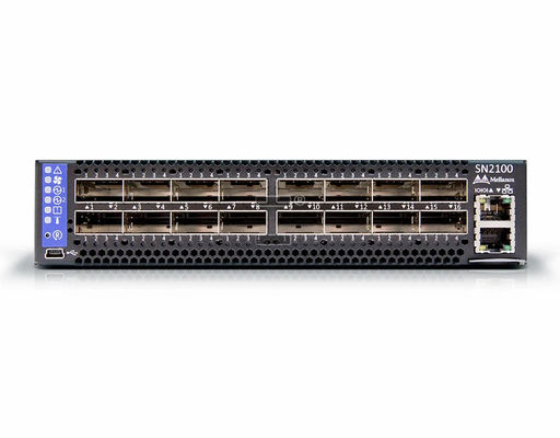 SN2100 100 GbE Switch 16x 100 GbE QSFP28 Speed Networking cho các doanh nghiệp quy mô lớn