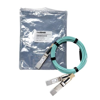 15m 200Gb/S 400Gb/S QSFP-DD IB HDR Cáp quang hoạt động AOC Cáp cho Mellanox