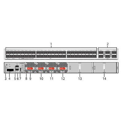 Sở 48 cổng Gigabit Switch S6730-H48X6C 1U Chassis Height Network Optical Switch