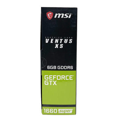 Chipset AMD MSI 1660 Thẻ Super GPU 6GB Thẻ đồ họa video 192 bit